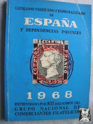 CATÁLOGO UNIFICADO Y ESPECIALIZADO DE ESPAÑA Y DEPENDENCIAS POSTALES 1968