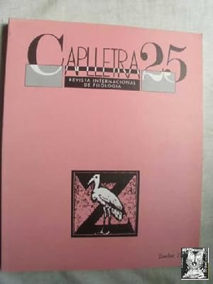 CAPLLETRA, Nº 25. Revista Internacional de Filología. Tardor 1998