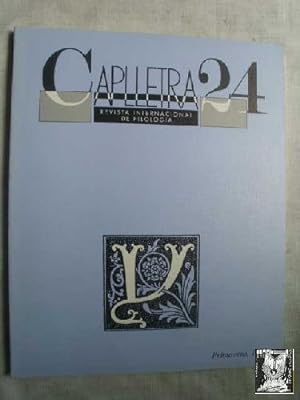 CAPLLETRA, Nº 24. Revista Internacional de Filología. Primavera 1998
