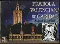 ALBUM BOLETOS 240 VISTAS DE FRANCIA. TOMBOLA VALENCIANA DE CARIDAD