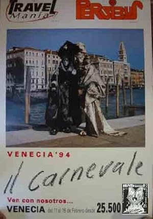 POSTER DE PUBLICIDAD DEL CARNAVAL DE VENECIA