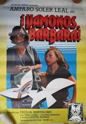 Poster Cartel de Cine: ¡VAMONOS BARBARA!
