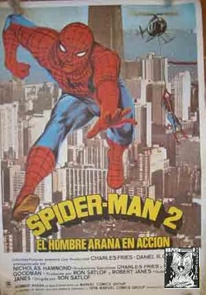 Poster Cartel de Cine: SPIDER-MAN 2, EL HOMBRE ARAÑA EN ACCION