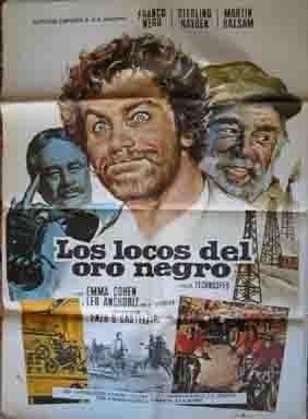 POSTER CARTEL CINE : LOS LOCOS DEL ORO NEGRO