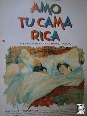 Guía de Cine: AMO TU CAMA RICA. Pere Ponce, Ariadna Gil, ?dir: Emilio Martinez-Lazaro