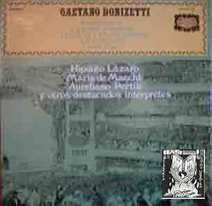 Immagine del venditore per Disco Vinilo - Old vinyl .- Gaetano Donizetti: Fragmentos de L'Elisir d'Amore, Lucia de Lammermoor, La Favorita y otros Operas venduto da LIBRERA MAESTRO GOZALBO