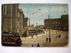 Antigua Postal - Old Postcard : The Technical School & William Brown Str. Liverpool. LANCASHIRE/ ...