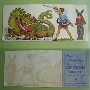 Folleto Cine - Brochure Film : Pinocho, Pipa y el Dragón - Las Aventuras de Cucuruchito y Pinocho