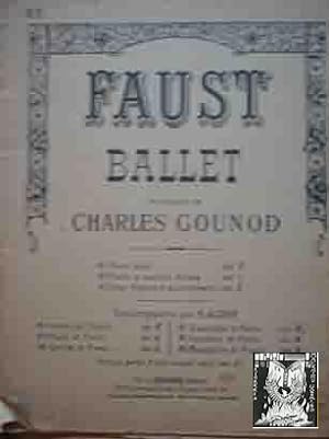 CHARLES GOUNOD : FAUST BALLET. Partitura para Piano