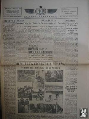 Seller image for GOL DIARIO DEPORTIVO. Ao II nm 270 lunes 18 de junio 1941 for sale by LIBRERA MAESTRO GOZALBO