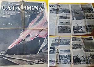 CATALOGNA. Documentario Fotográfico dell'Assedio Aereo. (CATALUÑA. Fotografías bombardeo del puerto)