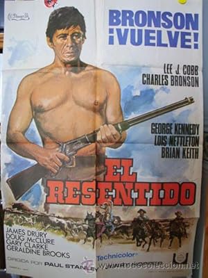 Bild des Verkufers fr Cartel cine - Movie Poster : EL RESENTIDO - Original zum Verkauf von LIBRERA MAESTRO GOZALBO