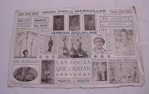 Poster : GRAN CIRCO MARAVILLAS. Temporada 1935