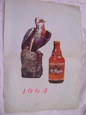 Poster : CERVEZA EL ÁGUILA. 1963