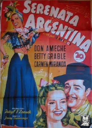 Poster - Cartel cine : SERENATA ARGENTINA. Dibujo SOLIGO