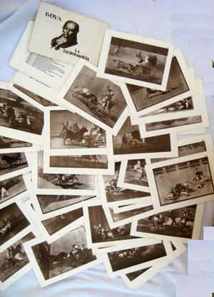 Colección Completa de 43 Tarjetas - Complete Collection 43 Cards : GOYA. LA TAUROMAQUIA