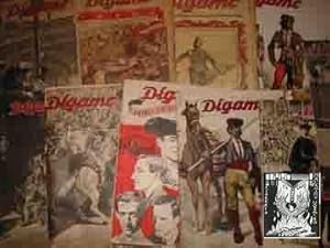 DIGAME, EXTRAORDINARIO DE TOROS. 11 NUMEROS. De 1944 a 1954