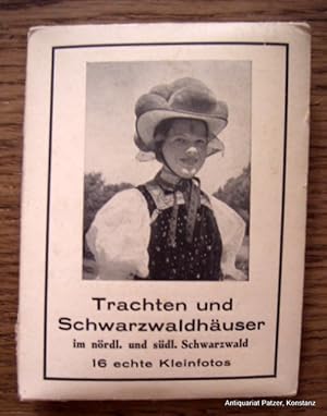 Imagen del vendedor de im nrdl. und sdl. Schwarzwald. 16 echte Kleinfotos. Lbeck, Schning, ca. 1950. 16 Fotos (ca. 6,5 x 9cm) in Or.-Umschlag; etw. fleckig. a la venta por Jrgen Patzer