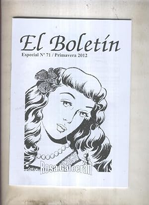 Imagen del vendedor de Fanzine: El Boletin Especial numero 071: Rosa Galceran a la venta por El Boletin