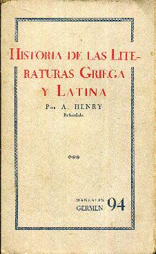 Image du vendeur pour Historia de las literaturas griega y latina. Refundida mis en vente par Rincn de Lectura