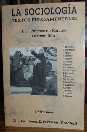 Imagen del vendedor de LA SOCIOLOGIA. Textos fundamentales a la venta por Fbula Libros (Librera Jimnez-Bravo)