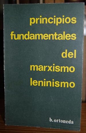 Immagine del venditore per PRINCIPIOS FUNDAMENTALES DEL MARXISMO-LENINISMO venduto da Fbula Libros (Librera Jimnez-Bravo)