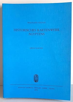 Bild des Verkufers fr Historisches Kartenwerk gyptens - Faltmappe m. einem Textband und neun Faltkarten (je 42 x 63 cm) - Karten des Mittelalterlichen gypten und des Koptischen gypten; Alphabetisches Verzeichnis aller Koptischer Ortsnamen etc. zum Verkauf von Verlag IL Kunst, Literatur & Antiquariat