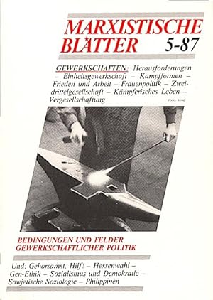 Seller image for Marxistische Bltter; Heft 6 / 86. Wissenschaftlich - technischer Fortschritt und Verantwortung 24. Jahrgang. for sale by Schrmann und Kiewning GbR