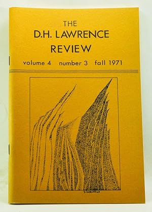 Image du vendeur pour The D. H. Lawrence Review, Volume 4, Number 3 (Fall 1971) mis en vente par Cat's Cradle Books