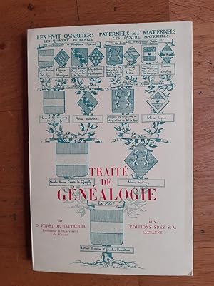 Image du vendeur pour TRAITE DE GENEALOGIE. mis en vente par Librairie Sainte-Marie