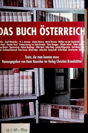 Bild des Verkufers fr Das Buch sterreich. Texte, die man kennen muss. zum Verkauf von ANTIQUARIAT.WIEN Fine Books & Prints