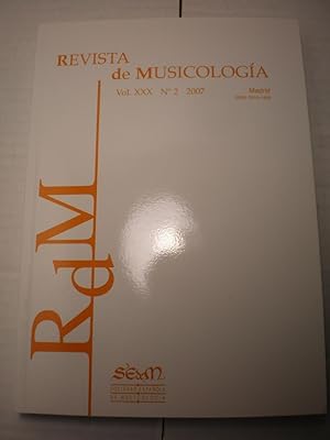 Revista de Musicología Vol. XXX 2007 Nº 2