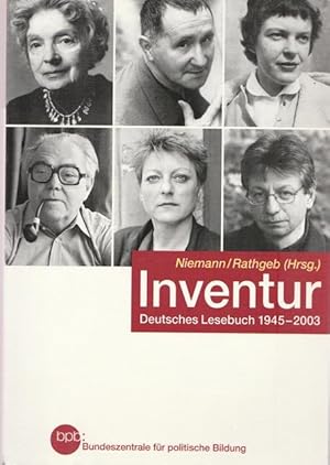 Seller image for Inventur. Deutsches Lesebuch 1945 - 2003. for sale by Ant. Abrechnungs- und Forstservice ISHGW