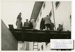 Bild des Verkufers fr On Trial [L'affaire Maurizius] (Original photograph from the set of the 1954 film) zum Verkauf von Royal Books, Inc., ABAA