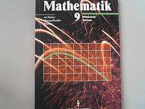 Imagen del vendedor de Mathematik Sekundarstufe I - Ausgabe Volk und Wissen - Mittelschule Sachsen: 9. Schuljahr - Schlerbuch. a la venta por Antiquariat Bookfarm