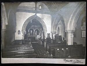 Circa 1930 Photograph of the Interior of St. Mary's Church Addington Adjoining Addington Palace F...