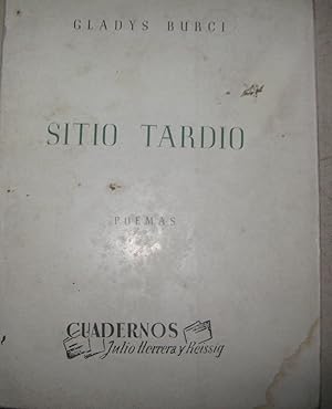 Bild des Verkufers fr Sitio Tardo zum Verkauf von Librera Monte Sarmiento