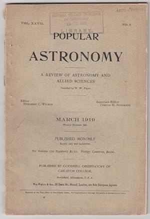 Popular Astronomy