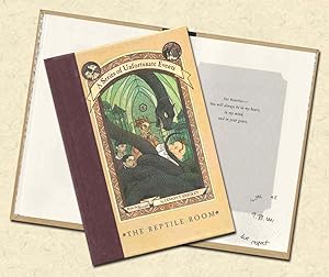 Immagine del venditore per The Reptile Room: A Series of Unfortunate Events - inscribed by author Book the Second venduto da lamdha books
