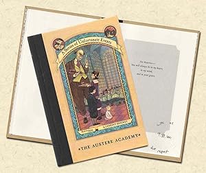 Image du vendeur pour The Austere Academy: A Series of Unfortunate Events - inscribed by author Book the Fifth mis en vente par lamdha books