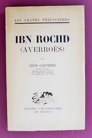 Seller image for Ibn Rochd (Averros) for sale by My Father's Books