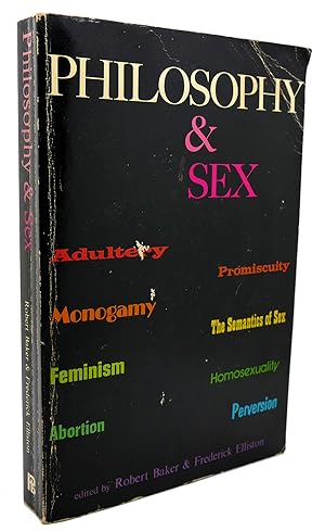 Seller image for PHILOSOPHY AND SEX for sale by Rare Book Cellar