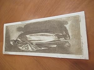 Bild des Verkufers fr Drawing By Caravaggio (Original Etching And Aquatint In Sepia) zum Verkauf von Arroyo Seco Books, Pasadena, Member IOBA