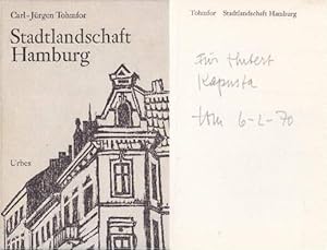 Bild des Verkufers fr Stadtlandschaft Hamburg. 32 Holzschnitte mit Texten des Knstlers. zum Verkauf von Antiquariat Heinz Tessin