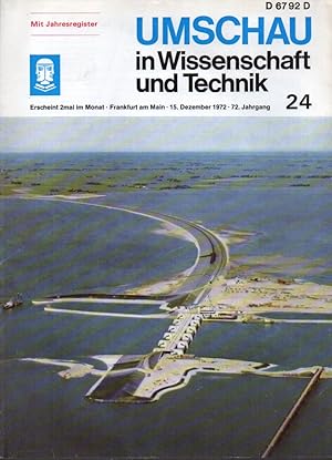 Image du vendeur pour Umschau in Wissenschaft und Technik. 72.Jahrgang 1972 Heft 24 mis en vente par Clivia Mueller