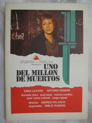 Guía de Cine - Film Guide : UNO DEL MILLÓN DE MUERTOS.