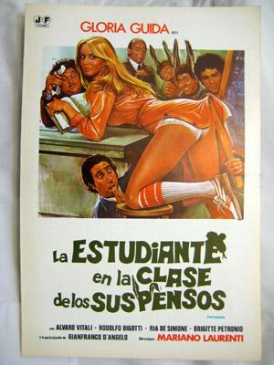 Guía de Cine - Film Guide : LA ESTUDIANTE EN LA CLASE DE LOS SUSPENSOS.