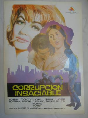 Guía de Cine - Film Guide : CORRUPCIÓN INSACIABLE.
