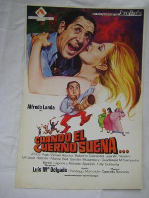 Imagen del vendedor de Poster : CUANDO EL CUERNO SUENA? a la venta por LIBRERA MAESTRO GOZALBO