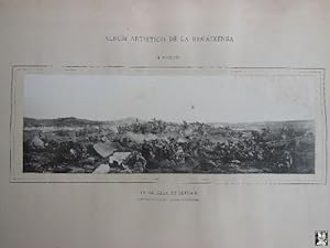 Antigua Lamina - Old Plate : LA BATALLA DE TETUAN.